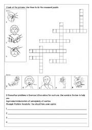 English Worksheet: Illnesses