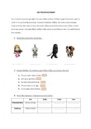 English Worksheet: Jim the Brave Knight