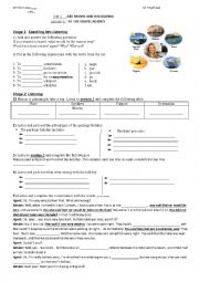 English Worksheet: at the travel agency