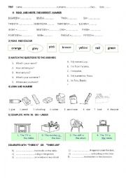 English Worksheet: test