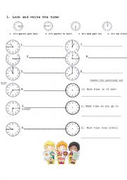 Telling time