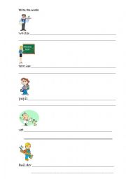 English Worksheet: Jobs