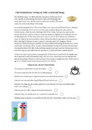 English Worksheet: The Claddah Ring