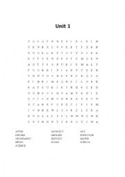 English Worksheet: vocabulary puzzle