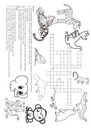 Animals Crossword