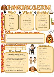 Thanksgiving Conversation Questions!