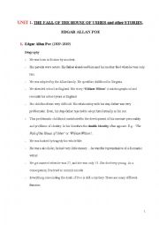 English Worksheet: edgar allan poe