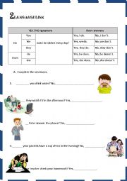 English Worksheet: Simple Present exercises