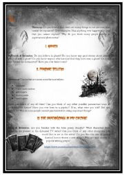 English Worksheet: SUPERNATURAL