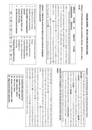 English Worksheet: Language activities : family matters and pocket money