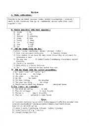 English Worksheet: vocabulary