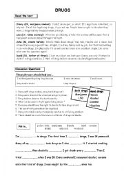 English Worksheet: drugs