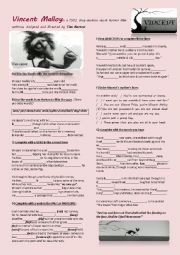 English Worksheet: VINCENT MALLOY