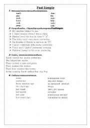 English Worksheet: past simple