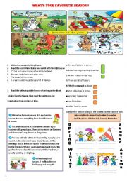 weather writing about seasons(part 1)