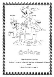 English Worksheet: Colors