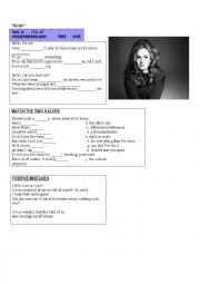 English Worksheet: Hello