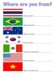 Country worksheet