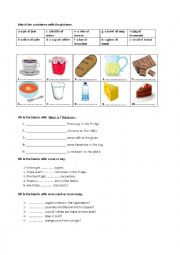 English Worksheet: quantifiers