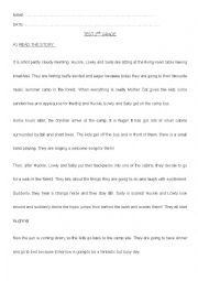 English Worksheet: Exam