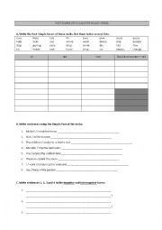 English Worksheet: Past simple