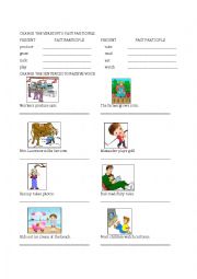 English Worksheet: Present Passive Voice