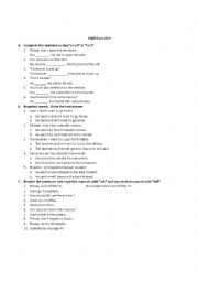 English Worksheet: REPORTED QUESTIONS