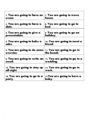 English Worksheet: Guess what Im going to do