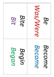 English Worksheet: Irregular verbs