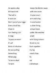 Idioms puzzle