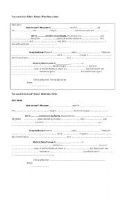 English Worksheet: letter writing