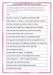 English Worksheet: Jigsaw reading