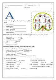 1st quiz for common core students