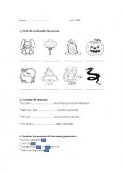 English Worksheet: Test