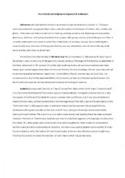 English Worksheet: The Cultural and Religious Background of Halloween