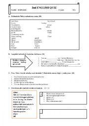English Worksheet: friendship quiz for teog