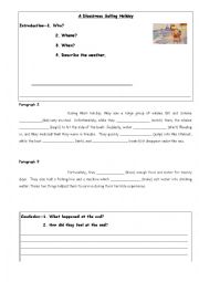 English Worksheet: Writing a story 