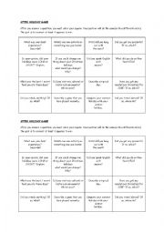 English Worksheet: After Holiday Game
