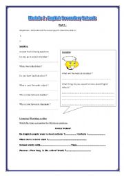 English Worksheet:  Lesson plan