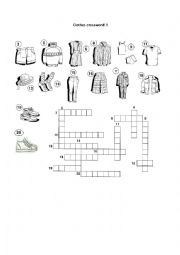 Clothes crossword