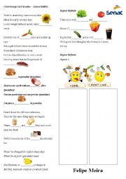 English Worksheet: Cheeseburger in Paradise