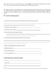 English Worksheet: Daredevil  Shaun