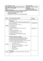 English Worksheet: common core lesson plan visa textbook