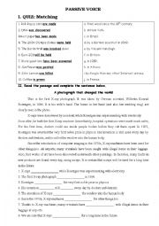 English Worksheet: Passive Voice Exercises 2