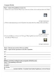 English Worksheet: Corpse Bride 