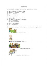 English Worksheet: To be