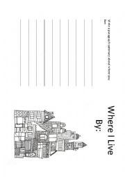 English Worksheet: Where I Live book