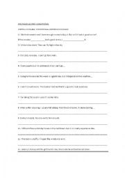 English Worksheet: FIRST AND SECOND CONDITIONAL