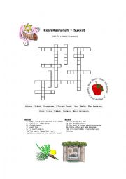 Jewish Holidays Crossword
