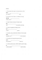 English Worksheet: use of english cambridge b2